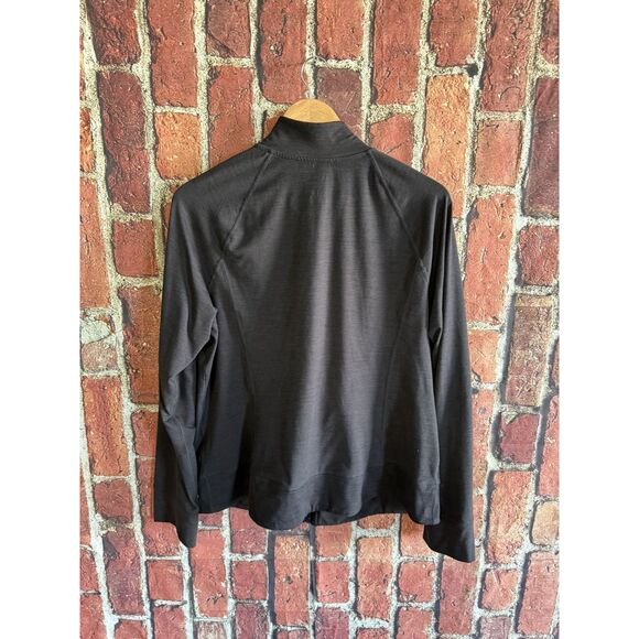 Torrid Active Womens Gray Full Zip Athletic Mock Neck Sweatshirt Plus Size 1 - Picture 2 of 3